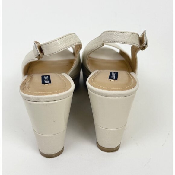 Alex Marie Livy111 Women's Wedge-Heel Open-Toe Slingbacks Beige Size 9.5M - Picture 6 of 8